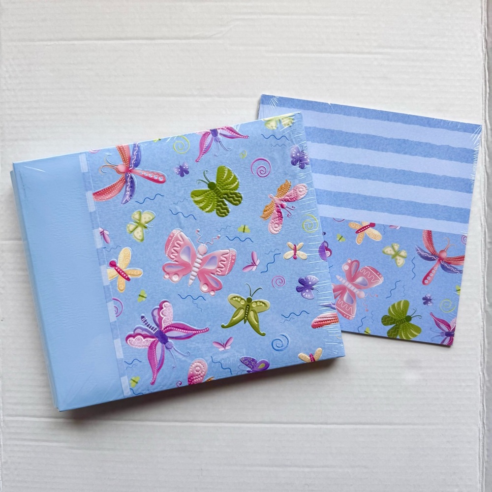 Close to My Heart Embossed Butterfly Scrapbook Album and Paper Set